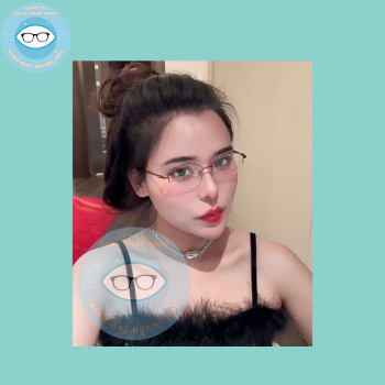 Gọng kính kim loại mã 9037